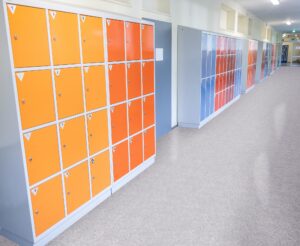 Roppe Obsidian_951 Fog_Inspirational School Lockers