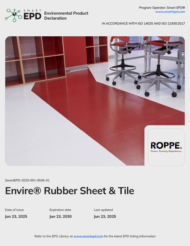 Envire® Rubber Sheet and Tile EPD