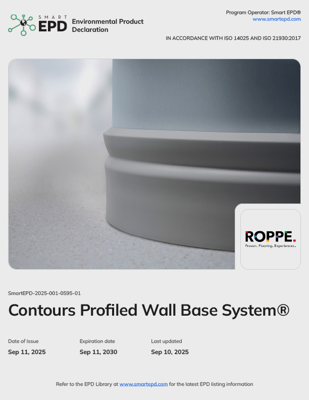 Contours Profiled Wall Base System® Smart EPD